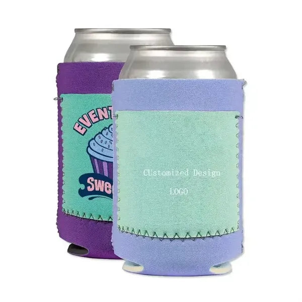 Neoprene Can Holders With Pocket