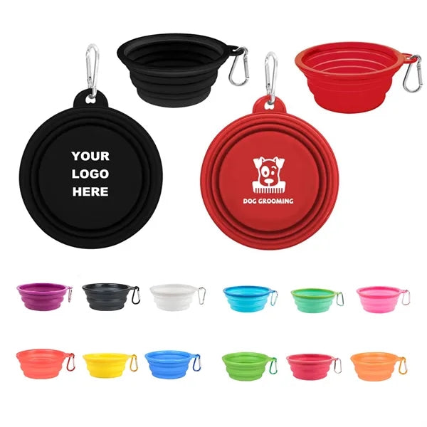 Silicone Collapsible Folding Soft Pet Bowl