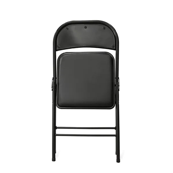 Metal Folding Chairs with Cushion and Back