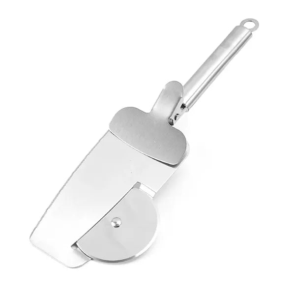 3 in 1 Pizza Cake Cheese Cutter Wheeler with Clip