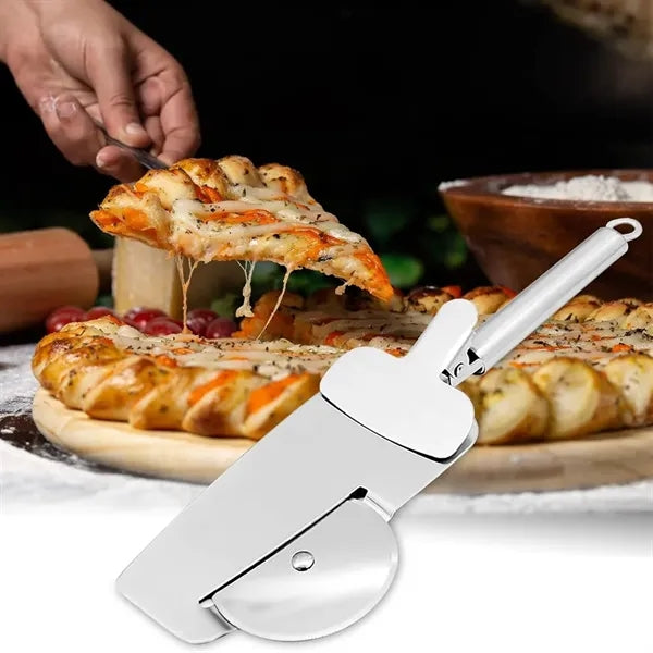 3 in 1 Pizza Cake Cheese Cutter Wheeler with Clip