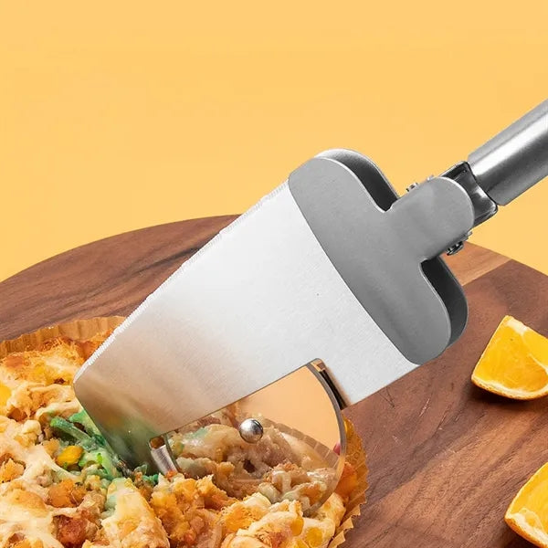 3 in 1 Pizza Cake Cheese Cutter Wheeler with Clip