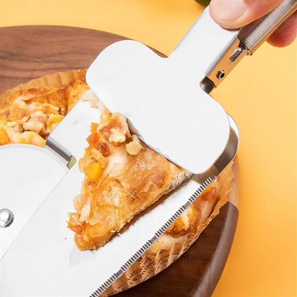 3 in 1 Pizza Cake Cheese Cutter Wheeler with Clip