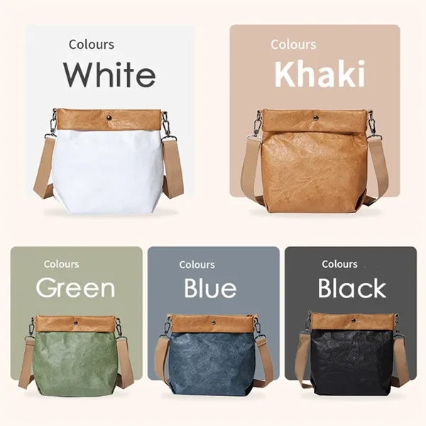 Eco-friendly Tyvek Paper Crossbody Bag