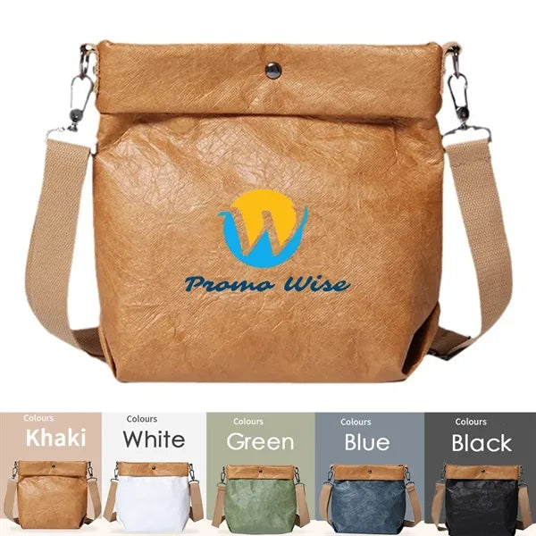 Eco-friendly Tyvek Paper Crossbody Bag