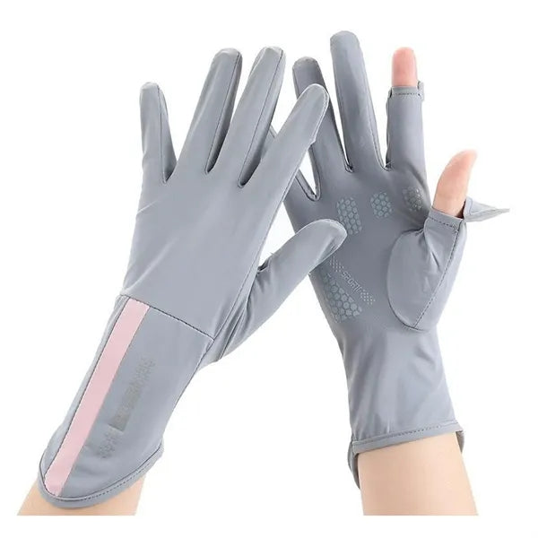 UV Protection Ice Silk Gloves Sun