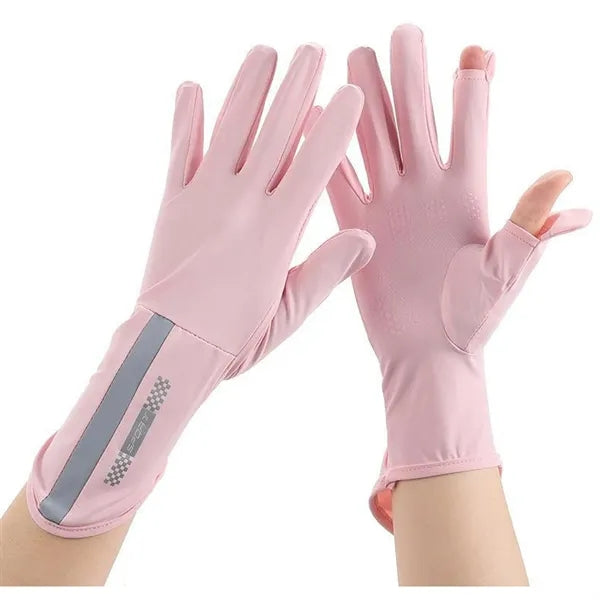 UV Protection Ice Silk Gloves Sun
