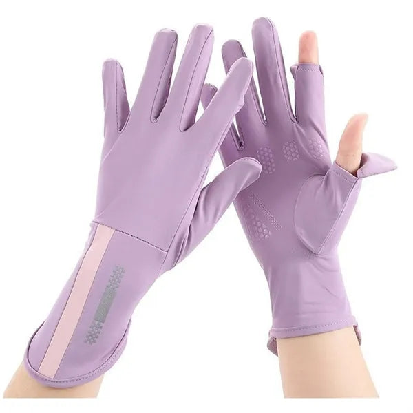 UV Protection Ice Silk Gloves Sun