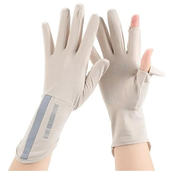UV Protection Ice Silk Gloves Sun