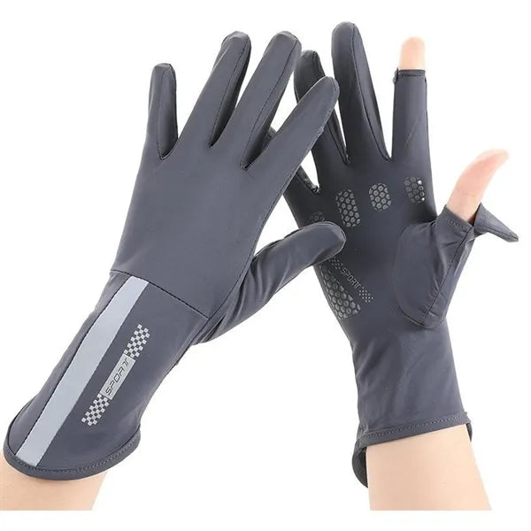 UV Protection Ice Silk Gloves Sun