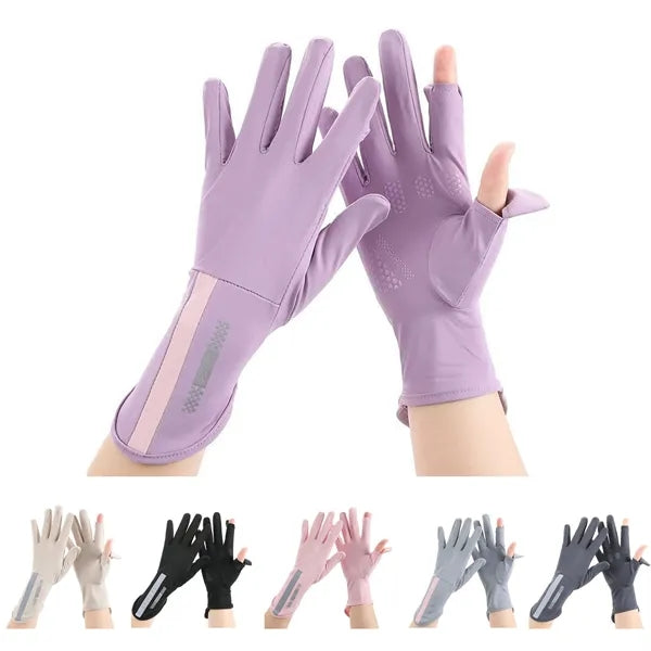 UV Protection Ice Silk Gloves Sun