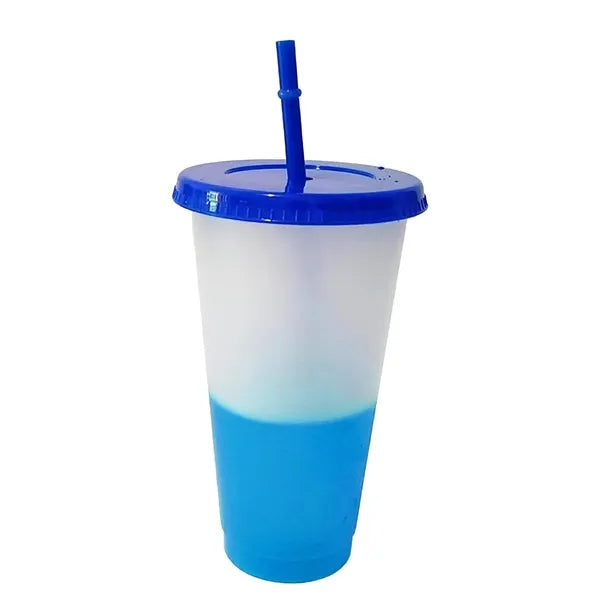 Plastic color changing cup