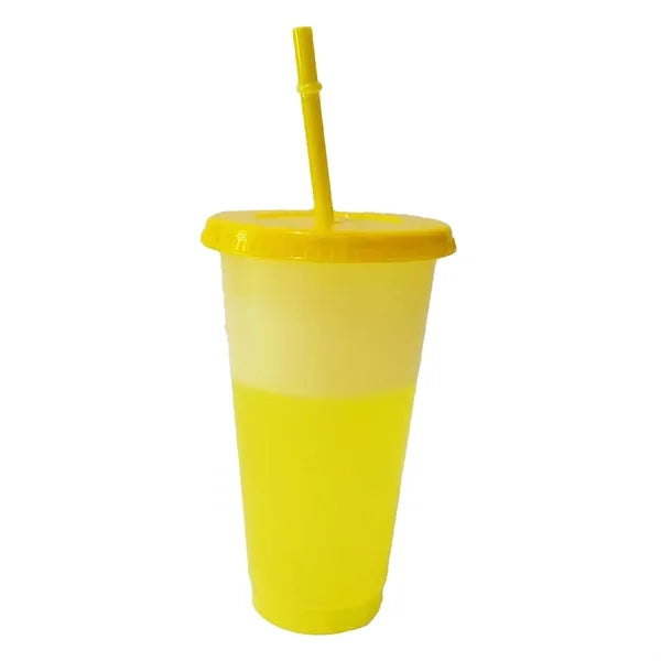 Plastic color changing cup