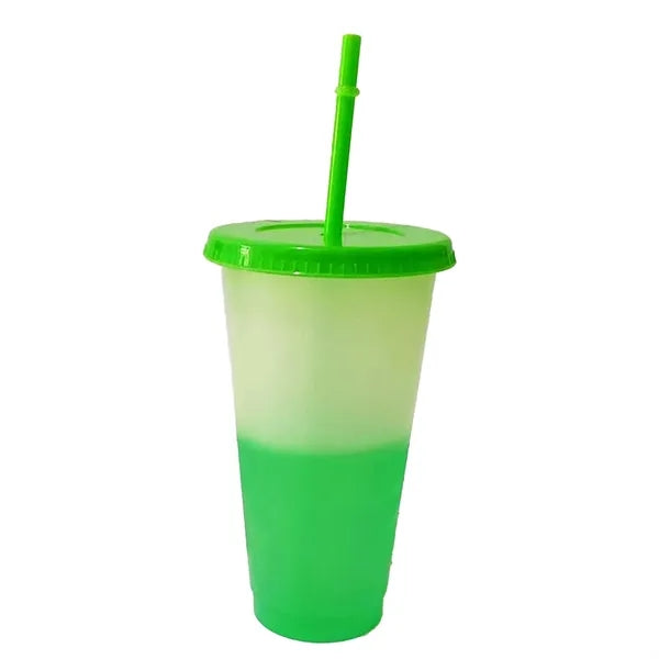 Plastic color changing cup