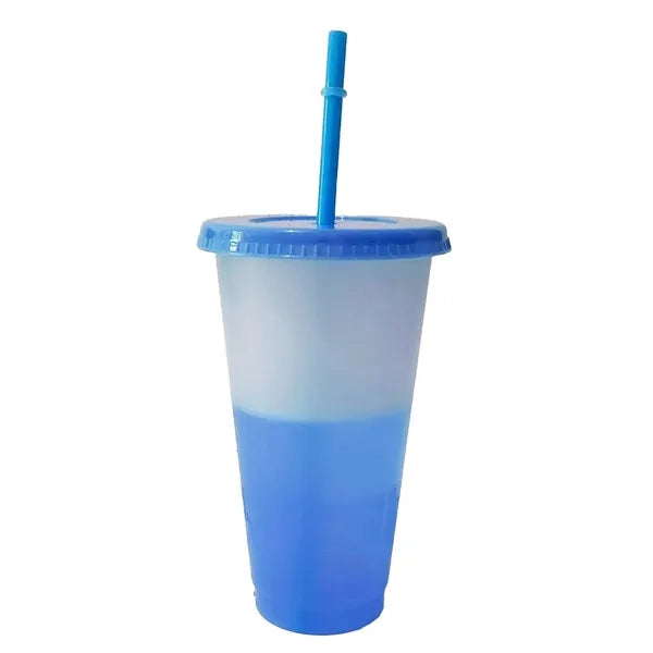 Plastic color changing cup