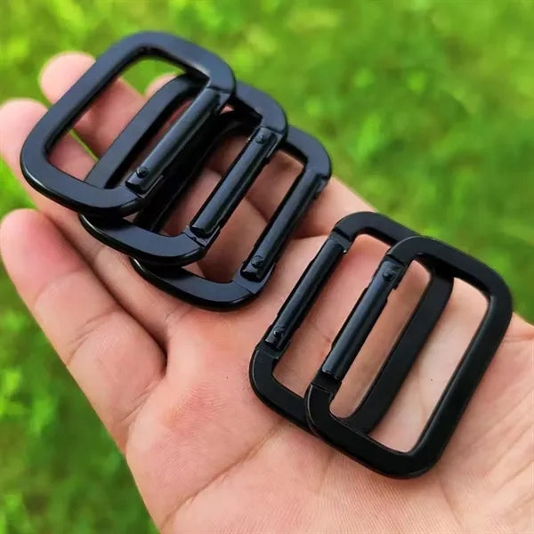 D Character Aluminum Alloy Mountaineering Buckle
