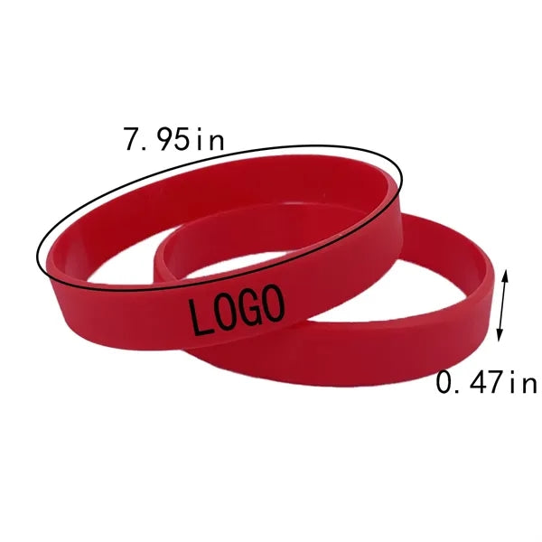 Colourful Stretchy Customisable Silicone Bracelet