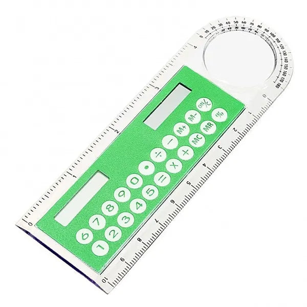 Multifunctional Solar Calculator Ruler School Supplies