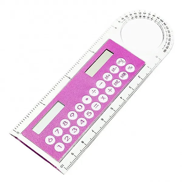 Multifunctional Solar Calculator Ruler School Supplies