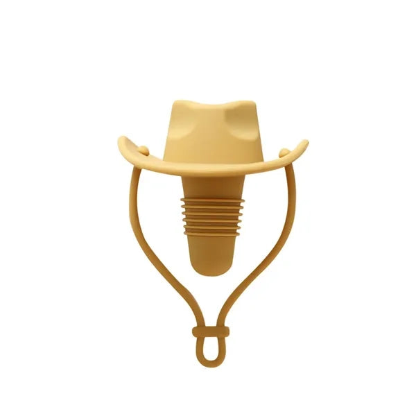 Silicone red wine stopper Western cowboy hat