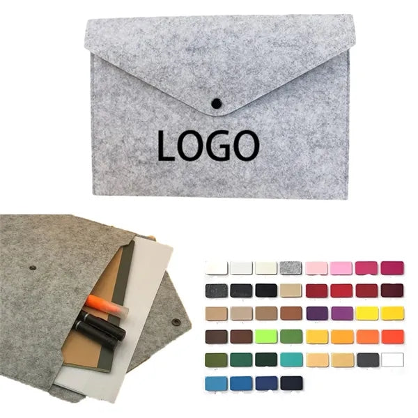 A4 Custim Felt File Bag