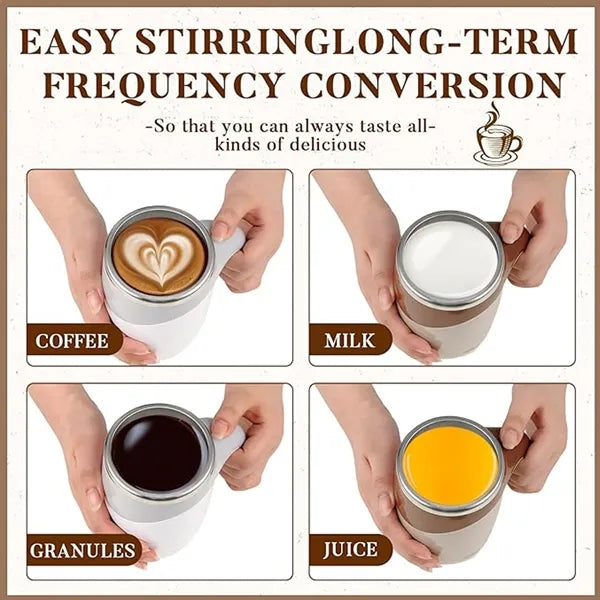 Automatic Magnetic Stirring Coffee Cup Fit Home Office Trave