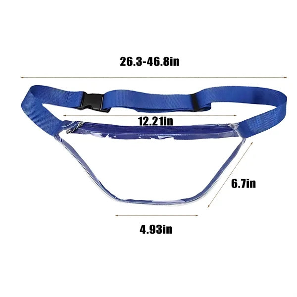 Clear Fanny Pack Stadium Approved Events Belt Bag
