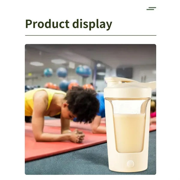 Portable Food-Grade ABS Electric Mixing Cup With Scale