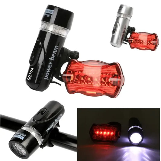 Bicycle Front and Rear Light Set