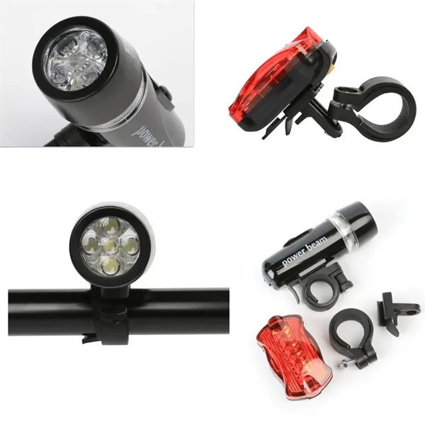 Bicycle Front and Rear Light Set