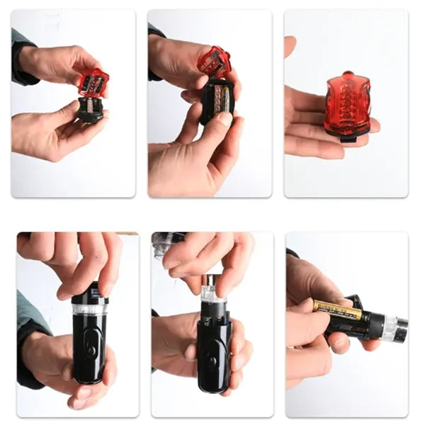 Bicycle Front and Rear Light Set