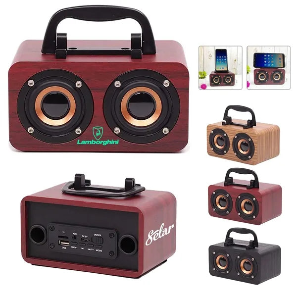 Retro Wooden Bluetooth Speaker