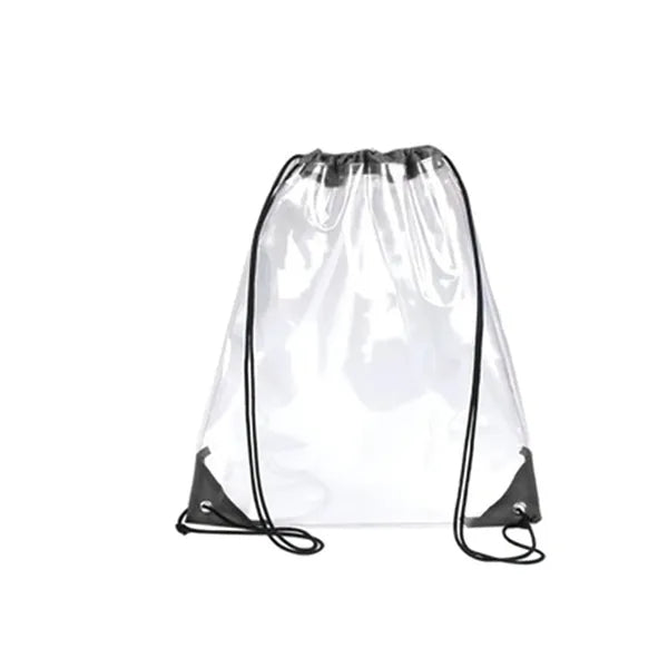 Waterproof PVC Clear Drawstring Bag