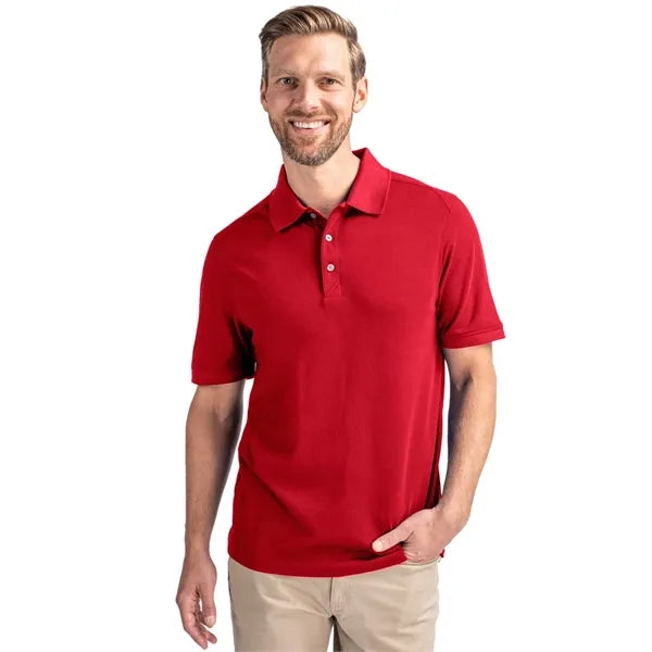 Cutter & Buck Advantage Eco Tri-Blend Pique Mens Big and ...