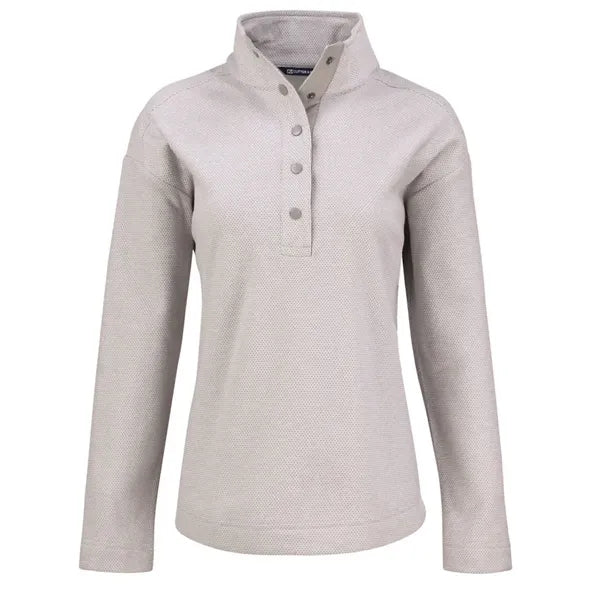 Cutter & Buck Hunts Point Recycled Fleece Womens Hybrid S...