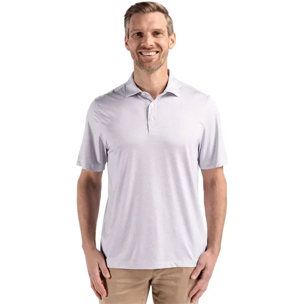 Cutter & Buck Pike Recycled Diamond Dot Print Mens Big & ...
