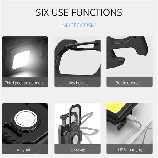 Mini Multi-Functional Keychain Lamp