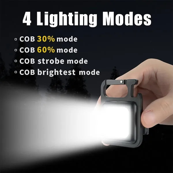 Mini Multi-Functional Keychain Light