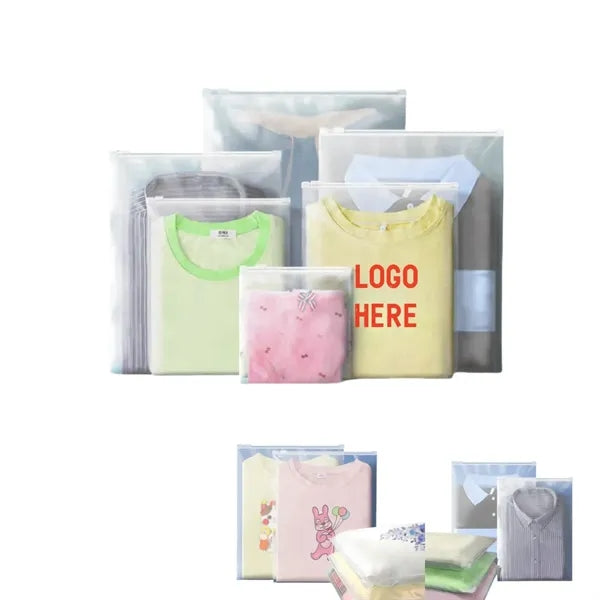 Frosted Zipper Packaging Bags