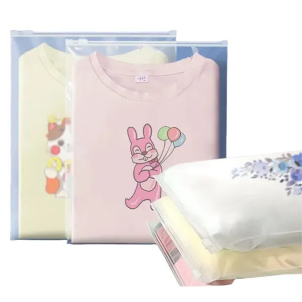 Frosted Zipper Packaging Bags