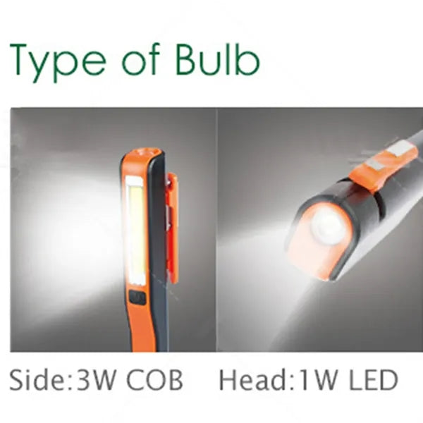 Rechargeable wireless pocket pen work light magnetic base