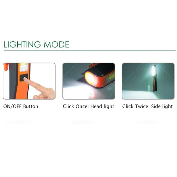 Rechargeable wireless pocket pen work light magnetic base