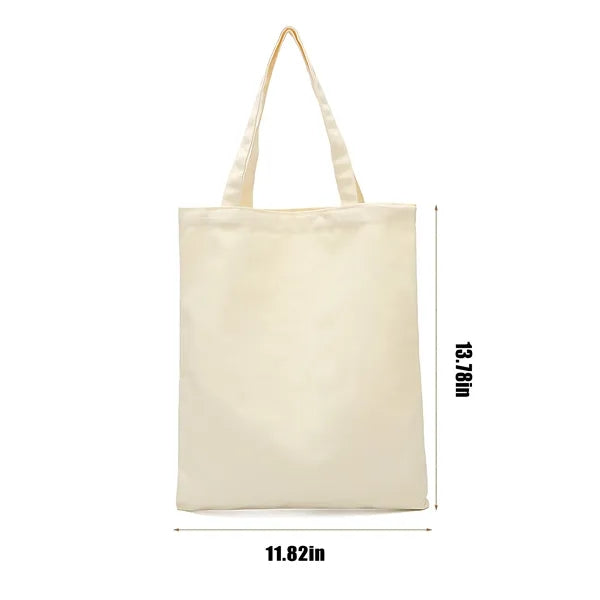 Blank Canvas Tote Bag Shopping DIY Gifts