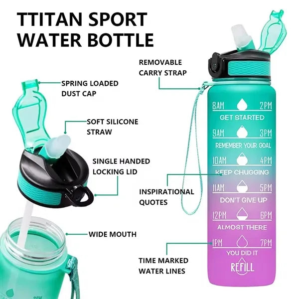 50 MOQ Outdoor Fitness Water Cup 32 oz