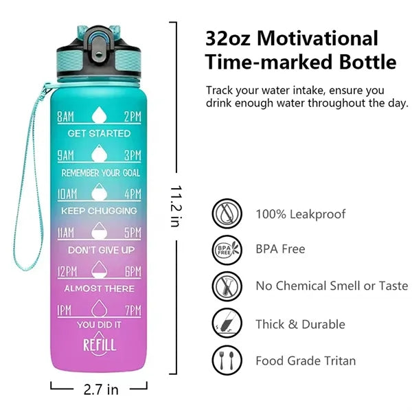 50 MOQ Outdoor Fitness Water Cup 32 oz