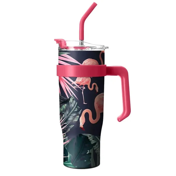 40oz Straw Cup w/ Handle (Free Sample)