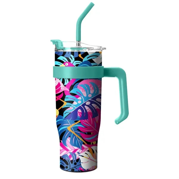 40oz Straw Cup w/ Handle (Free Sample)