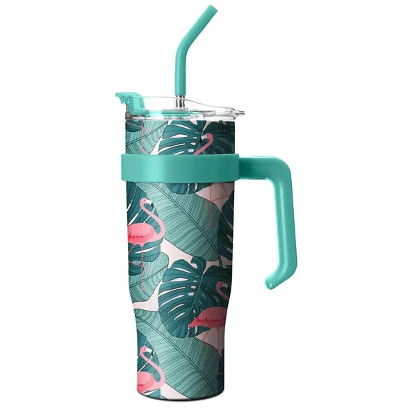 40oz Straw Cup w/ Handle (Free Sample)