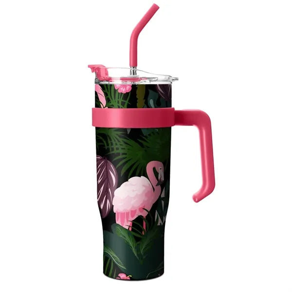 40oz Straw Cup w/ Handle (Free Sample)