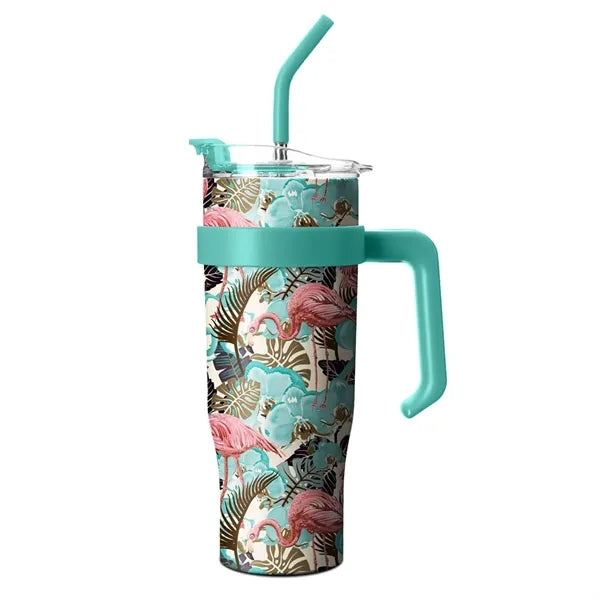 40oz Straw Cup w/ Handle (Free Sample)